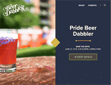 Tablet Screenshot of beerdabbler.com